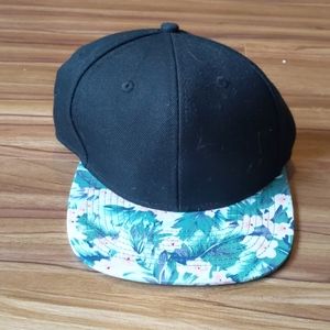 Lids Blank Pink Flower Snap Back